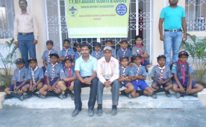 one day cub out door expdt. at ranchi scout den 