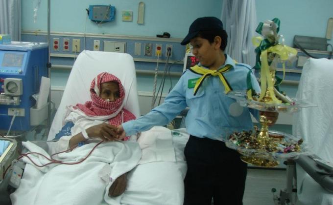 أشبال السابعة بتبوك والخدمات الانسانية