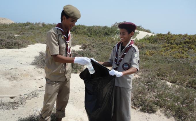 فرقة عمر بن الخطاب بالليث تنفذ مشروع نظافة البيئة وحمايتها للعام 1434هـــ