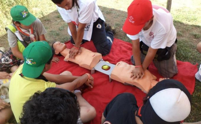 Jóvenes Educadores de Pares en Especialidades, Mensajes de Paz en Jamboree