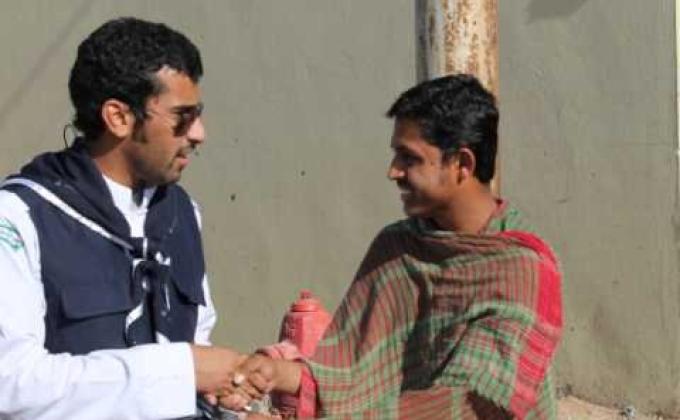 مشروع الصدقة وتوزيع الأطعمة - جوالة جامعة القصيم 