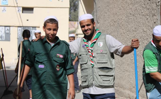 حملة نظافة على الطريق الرئيسي للمدينة فوج أبي يعقوب 