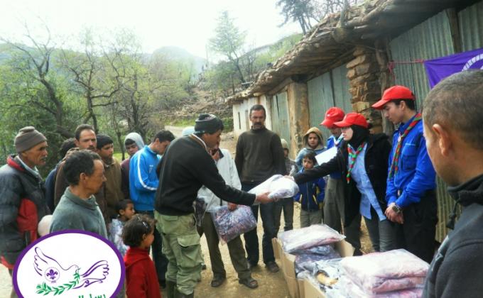 حملة توزيع الملابس على الفقراء