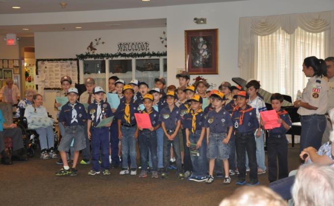 Spreading Holiday Cheer to the Elderly