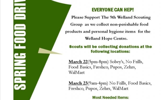 Food Drive for local food bank