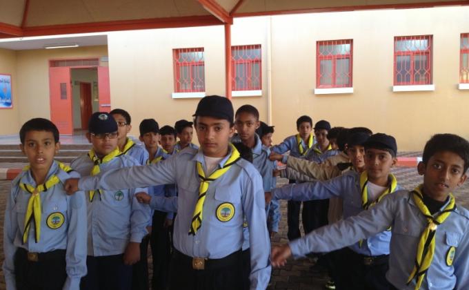 قامت مدرسة صفوان بن امية بإقامة يوم كشفي للاشبال 