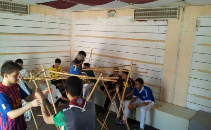 كشافة ثانوية الأمير تقيم معسكر داخلي لأعمال الريادة 