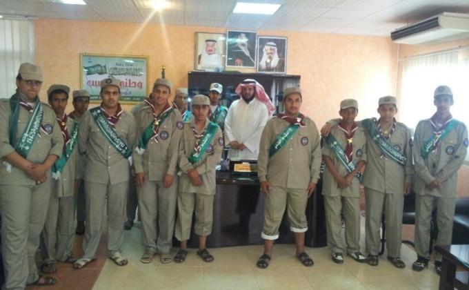 اليوم الكشفي ثانوية الحوية 