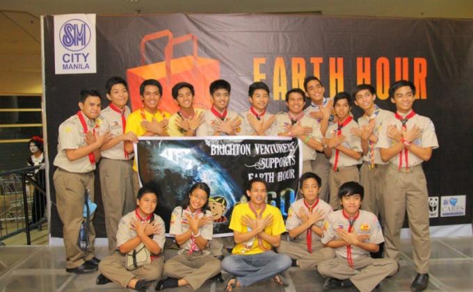 EARTH HOUR 2013 at MANILA 