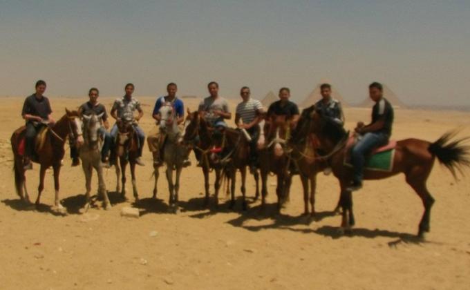 تدريب الكشافين على الفروسية .. Training scout boys equestrian