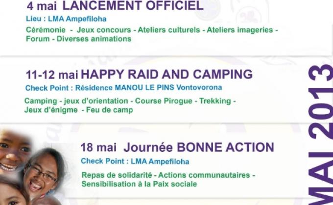 Tsiky Ampirahalahiana (le  sourire, en toute fraternité)