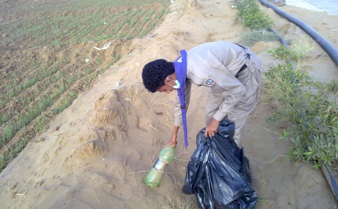 المشاركة الفعالة في المشروع الوطني الكشفي لنظافة البيئة وحمايتها