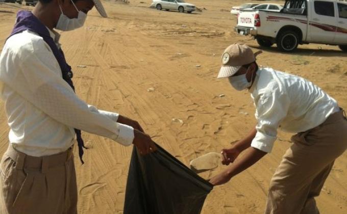 قامت مدرسة جحا المتوسطة والثانوية بنشاط كشفي لمشروع نظافة البيئة وحمايتها المرحلة الأولى