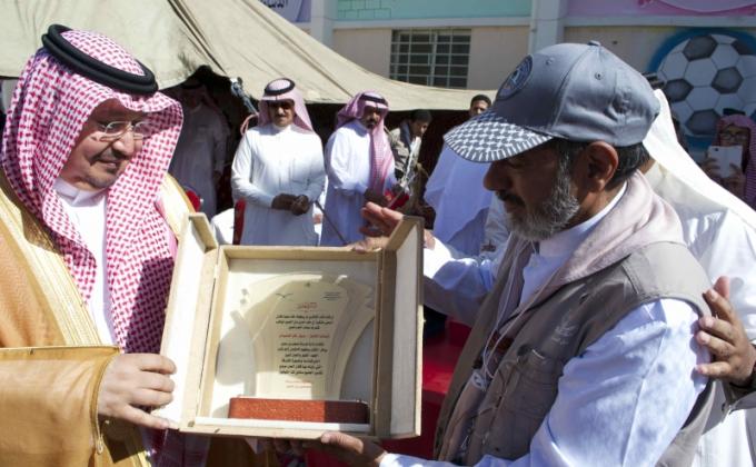 افتتاح ركن السلام بمتوسطه مصعب بن عمير