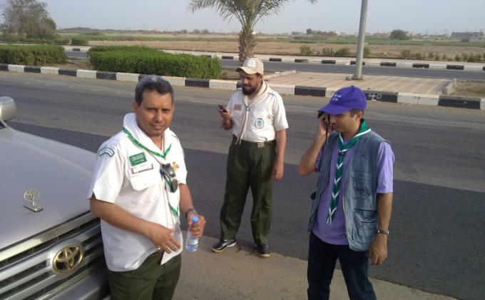 المشاركة الفعالة في المشروع الوطني الكشفي لنظافة البيئة وحمايتها