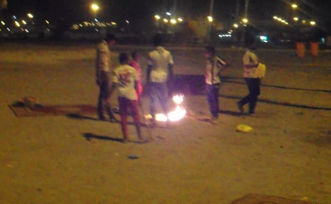 فرقة ام القرى قامة برحلة خلوية 