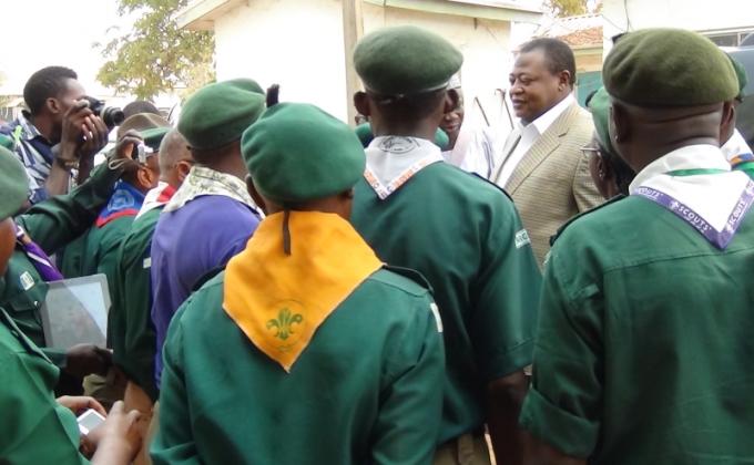NIGERIA HON MINISTER OF YOUTH TASKED YOUNG SCOUTS TO TAKE LEAD IN FOSTERING PEACE IN NIGERIA