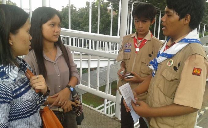 DHANAPALA ROVERS CREW BUILDS AWARENESS OF HIV TO THE YOUNG PEOPLE IN JAKARTA