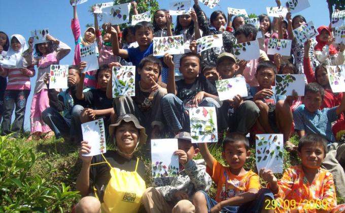 Pendampingan Anak Korban Gempa