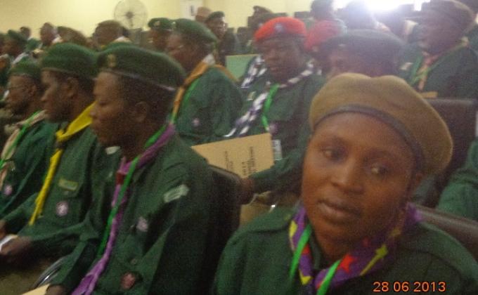Nigeria Scouts took Messengers of Peace programs to Federal Ministry of Education Abuja