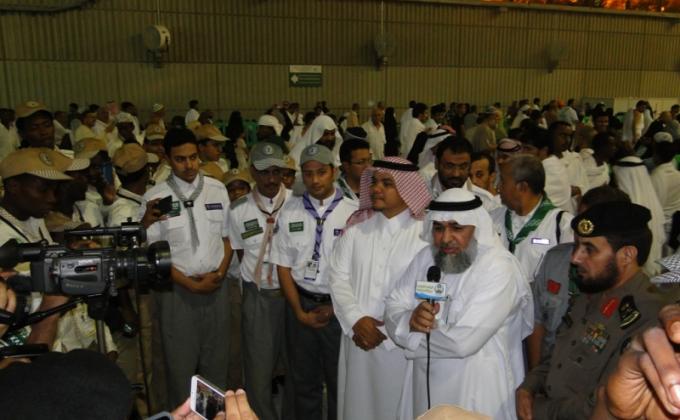 الحربي والزهراني تدشنان مركز " رسل السلام " الكشفي لخدمة الزوار والمعتمرين