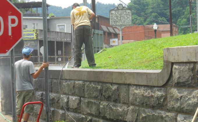 2013 Jamboree MOPDOS Project at Pineville West Virginia / Wyoming County court house and city park project WYO-12