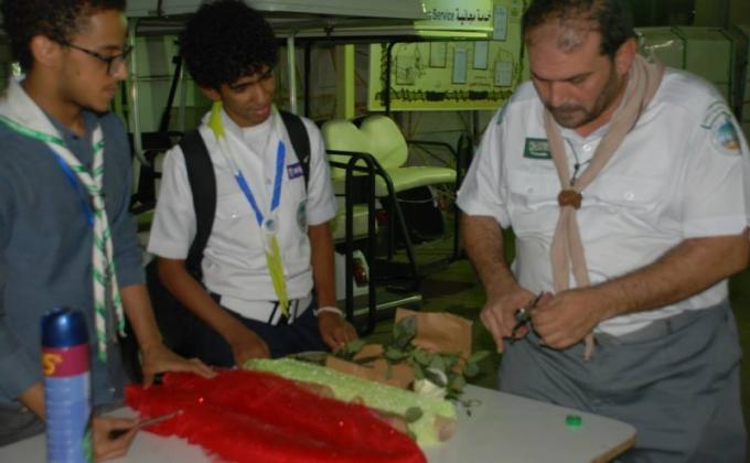 نشاطات داخل المعسكر الكشفي الرمضاني 1434هـ