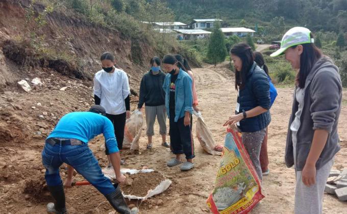 Cleaning archery ground