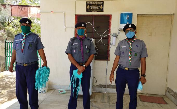 Mask Distributation at Jalore