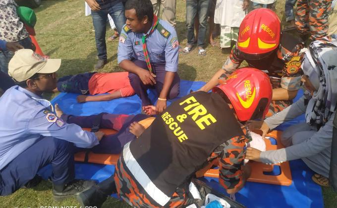 দুর্যোগ বিষয়ক প্রস্তুতি মহড়া 