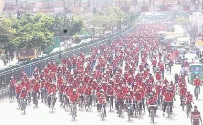 শতবর্ষ সাইকেল রেলি ২০১৮
