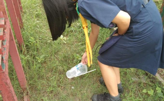 เก็บขยะ
