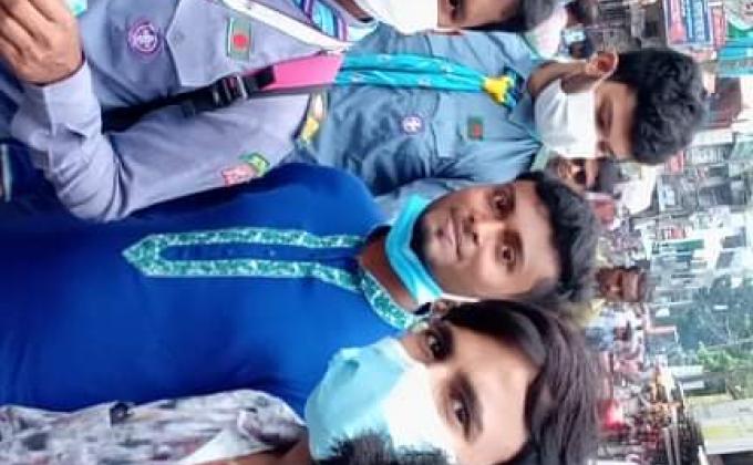 মাস্ক বিতরণ কর্মসূচী