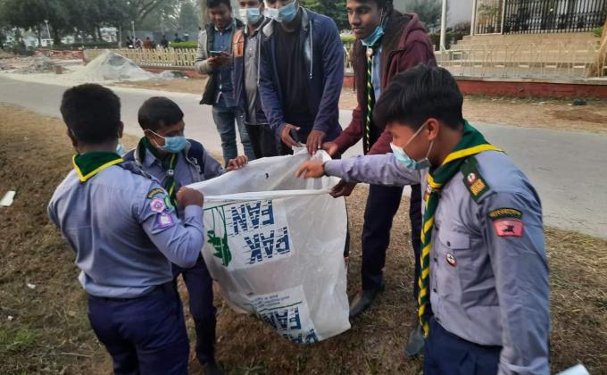পরিস্কার পরিচ্ছন্ন অভিযান, রাজশাহী বিশ্ববিদ্যালয় রোভার স্কাউট গ্রুপ