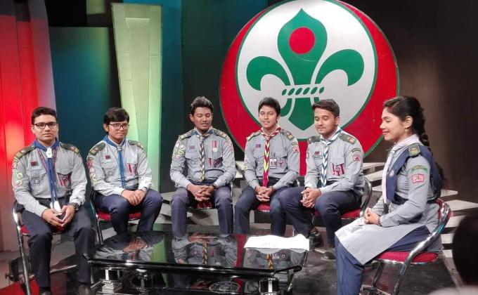 ঢাকার বনানীতে ভয়াবহ অগ্নিকাণ্ডের কথা এবং রোভার স্কাউটদের সেবাদান কার্যক্রম নিয়ে বাংলাদেশ টেলিভিশন এ অনুষ্ঠিত হলো সাক্ষাৎকার অনুষ্ঠান।