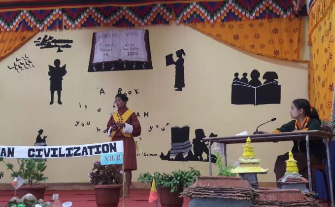 Declamation in "Reading Week"