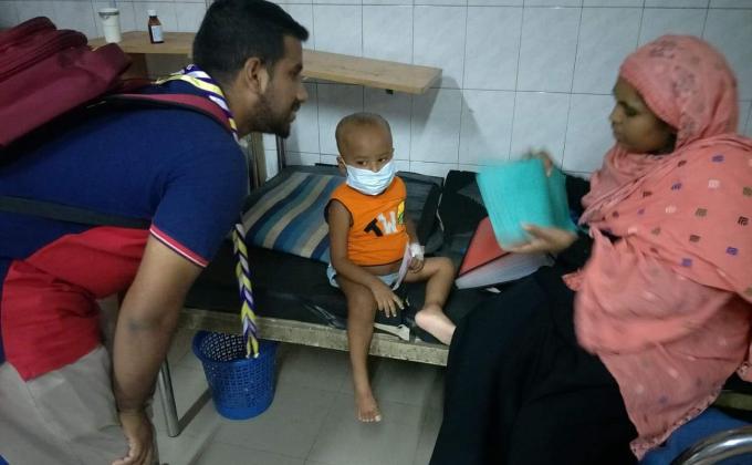 ক্যান্সার আক্রান্ত শিশুদের সেবা প্রদান