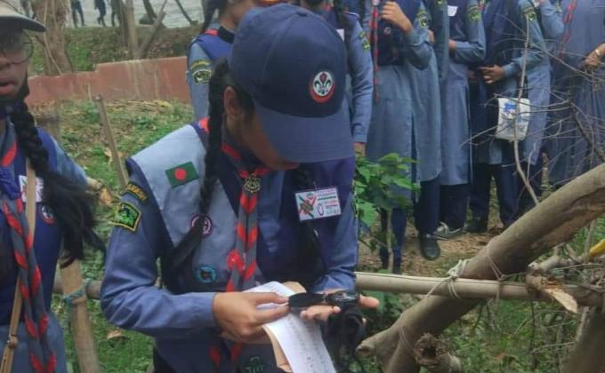 A.K SCHOOL SCOUT GROUP GIRL UNIT.