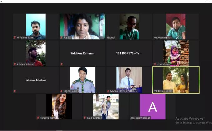 ভার্চুয়াল(অনলাইন) ঈদ আড্ডা অনুষ্ঠান-২০২০ ইং