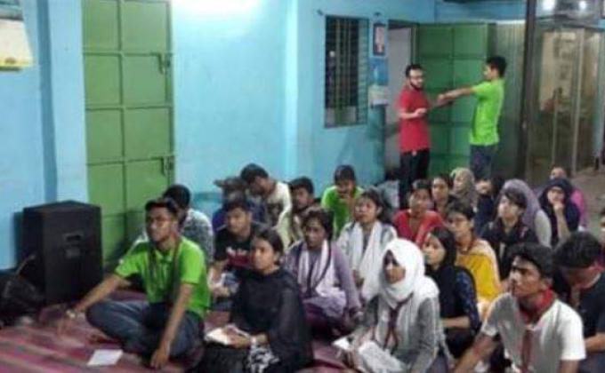 Lalbag open scout group messenger of peace workshop