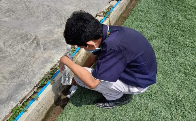 เก็บขยะ