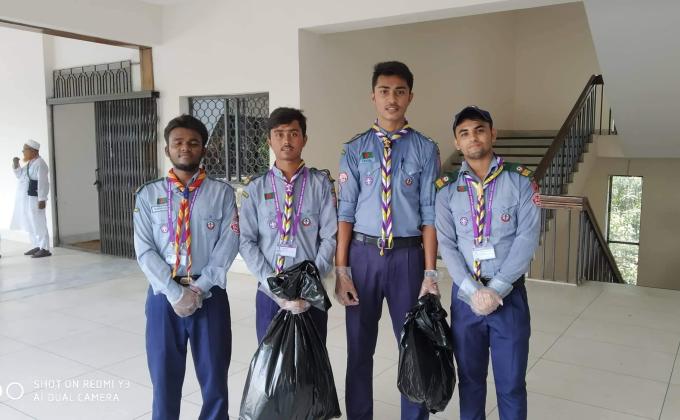 হজ্জ কাম্প পরিস্কার পরিচ্ছন্নতা অভিযান 