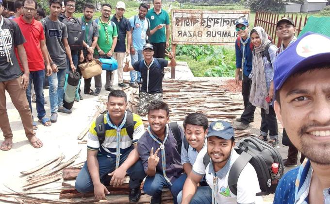 SDG survey at Jamunar Char, Jamalpur