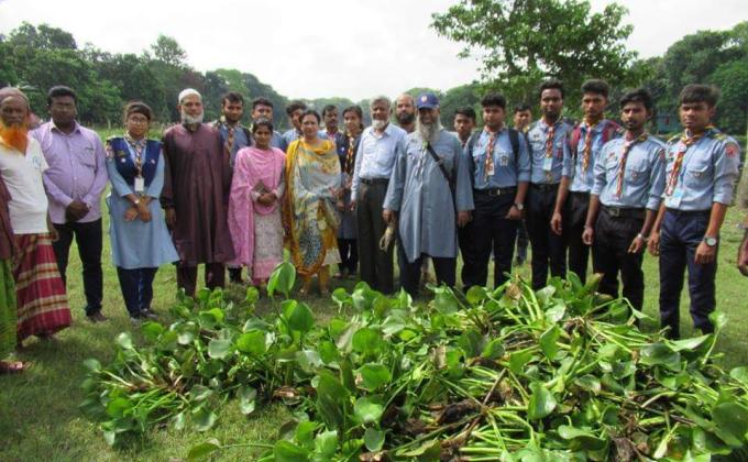 কুচুরিপানা অপসারন অভিজান 