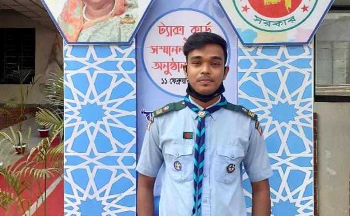 Plastic Tide Turners Challenge Badge, Bangladesh Scouts