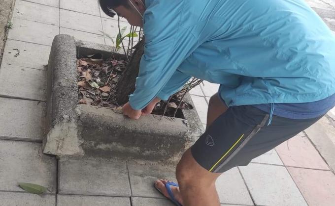 เก็บ​ขยะ