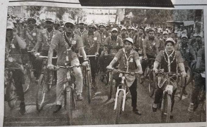 100 years rovering bicycle rally 2018 bangladesh  