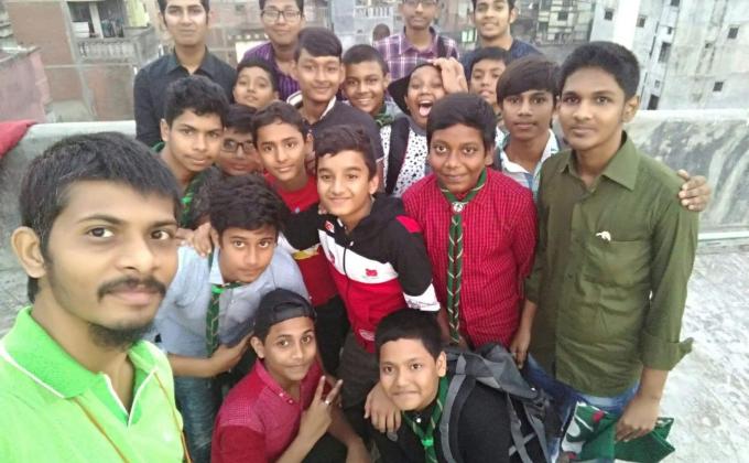 সানরাইজ ওপেন স্কাউট গ্রুপের বিশেষ ট্রুপ মিটিং 