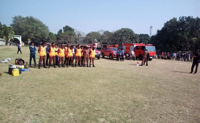 Fire Service rescue operation 