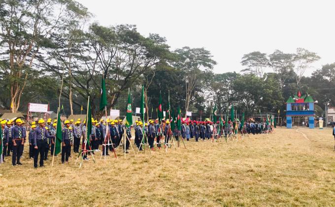 Scout Camp Bangladesh Scouts, Jajira Upazila. 